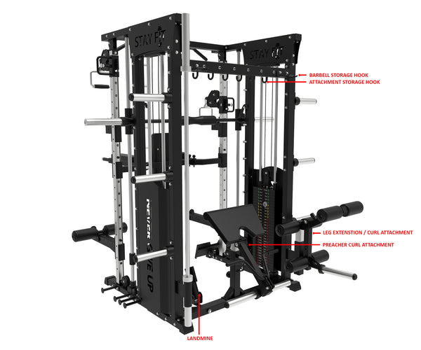 Load image into Gallery viewer, POWER BUILDER COMMERCIAL SMITH MACHINE - SM09 (DEMO UNIT - PICKUP AT CALGARY)
