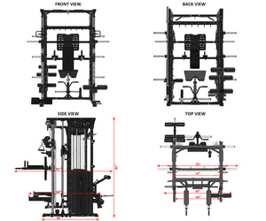 POWER BUILDER COMMERCIAL SMITH MACHINE - SM09 (DEMO UNIT - PICKUP AT CALGARY)