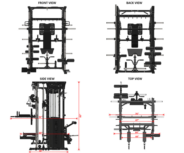 Load image into Gallery viewer, POWER BUILDER COMMERCIAL SMITH MACHINE - SM09