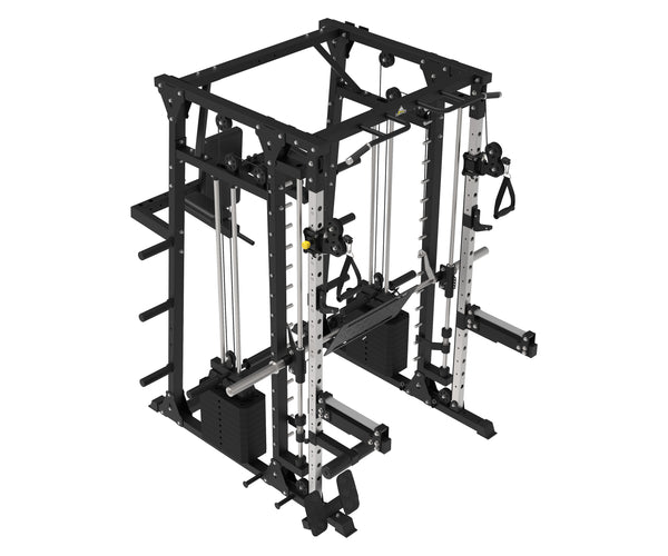 Load image into Gallery viewer, HEAVY DUTY SMITH MACHINE WITH LEG PRESS - SM02 (PRE ORDER)