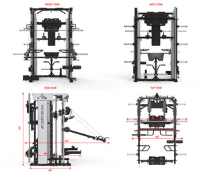 POWER FORCE COMMERCIAL SMITH MACHINE - SMX