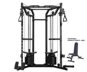FUNCTIONAL TRAINER WITH SQUAT RACK - FT01