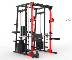 MULTI FUNCTIONAL SMITH MACHINE WITH LEG PRESS - SM01