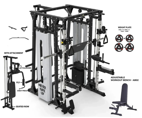 Load image into Gallery viewer, PREMIUM PRO ALL IN ONE SMITH MACHINE - SM03 (PRE ORDER)
