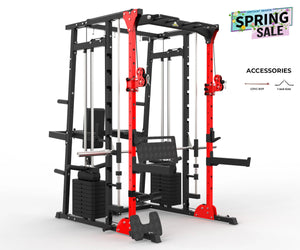 MULTI FUNCTIONAL SMITH MACHINE WITH LEG PRESS - SM01