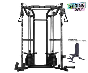 FUNCTIONAL TRAINER WITH SQUAT RACK - FT01