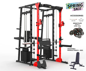 MULTI FUNCTIONAL SMITH MACHINE WITH LEG PRESS - SM01