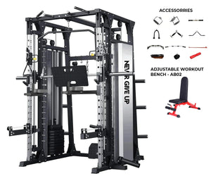 PREMIUM SMITH MACHINE WITH LEG PRESS - SM07