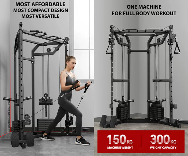 Load image into Gallery viewer, FUNCTIONAL TRAINER WITH SQUAT RACK - FT01 (PRE ORDER)