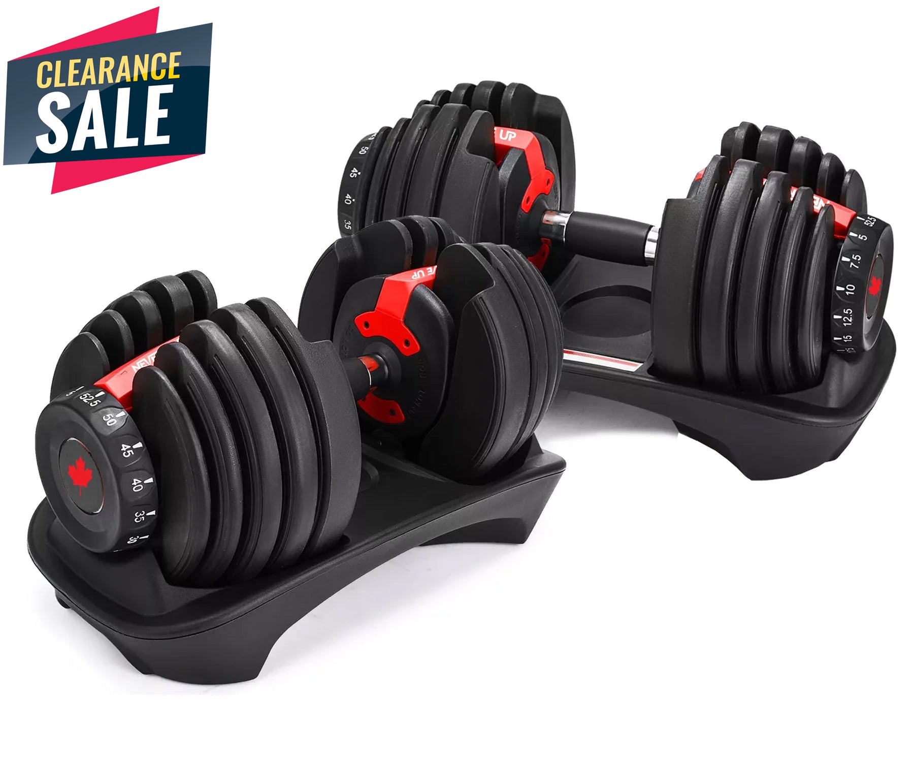 Adjustable Dumbbell 52.5lb (Set of 2) - AD01 – Power Plus Fitness