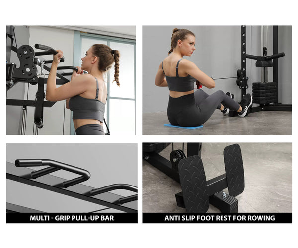 Load image into Gallery viewer, FUNCTIONAL TRAINER WITH SQUAT RACK - FT01
