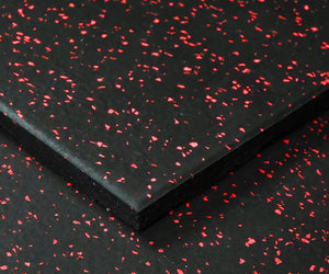 RUBBER FLOOR (1000mm x 1000mm) (Thickness : 15mm) (RED DOT) (SET OF 37pc)