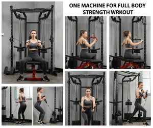 FUNCTIONAL TRAINER WITH SQUAT RACK - FT01