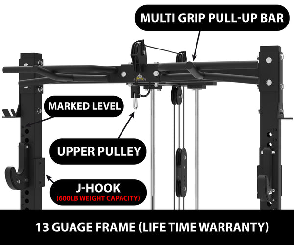 Load image into Gallery viewer, COMMERCIAL GRADE MULTI FUNCTIONAL POWER CAGE - PC02