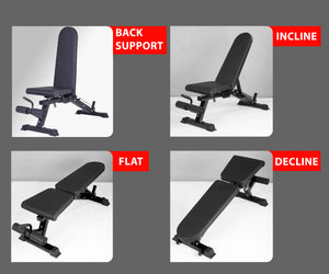 ADJUSTABLE WORKOUT BENCH - AB02