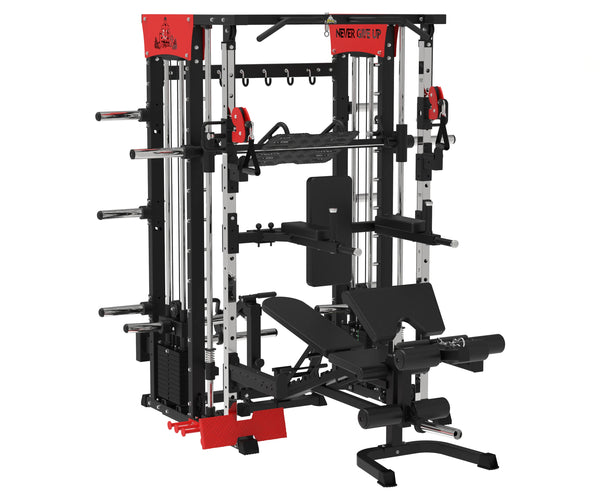 Load image into Gallery viewer, POWER PACK COMMERCIAL SMITH MACHINE - SM04 (Red)