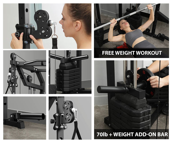 Load image into Gallery viewer, FUNCTIONAL TRAINER WITH SQUAT RACK - FT01 (PRE ORDER)