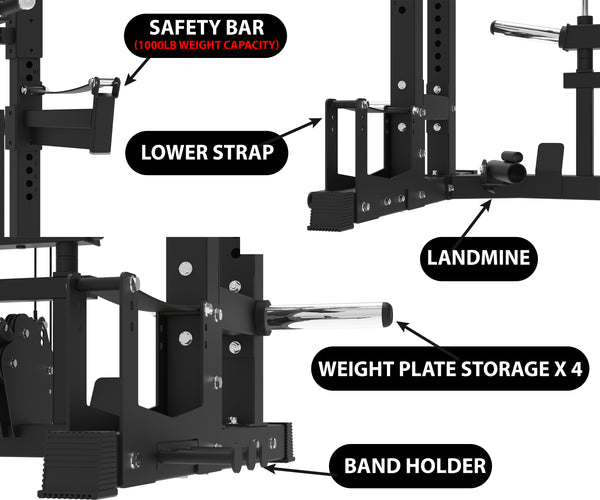 Load image into Gallery viewer, COMMERCIAL GRADE MULTI FUNCTIONAL POWER CAGE - PC02