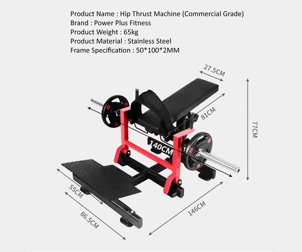 Load image into Gallery viewer, HIP THRUST MACHINE - HT01