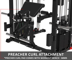 POWER PACK COMMERCIAL SMITH MACHINE - SM04 (Red)