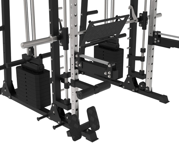 Load image into Gallery viewer, HEAVY DUTY SMITH MACHINE WITH LEG PRESS - SM02 (PRE ORDER)