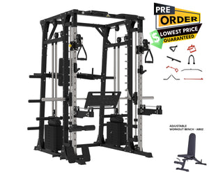 HEAVY DUTY SMITH MACHINE WITH LEG PRESS - SM02 (PRE ORDER)
