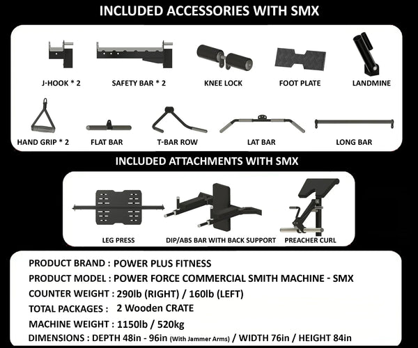 Load image into Gallery viewer, POWER FORCE COMMERCIAL SMITH MACHINE - SMX