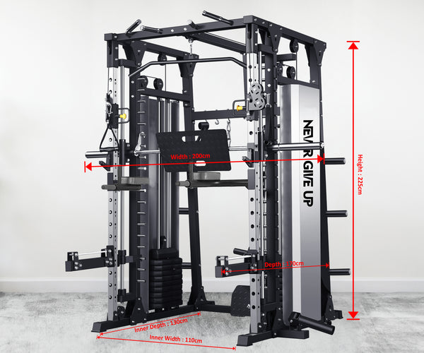 Load image into Gallery viewer, PREMIUM SMITH MACHINE WITH LEG PRESS - SM07