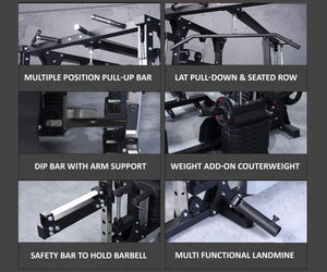 PREMIUM SMITH MACHINE WITH LEG PRESS - SM07