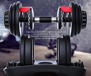 ADJUSTABLE DUMBBELL 52.5LB (SET OF 2) - AD01
