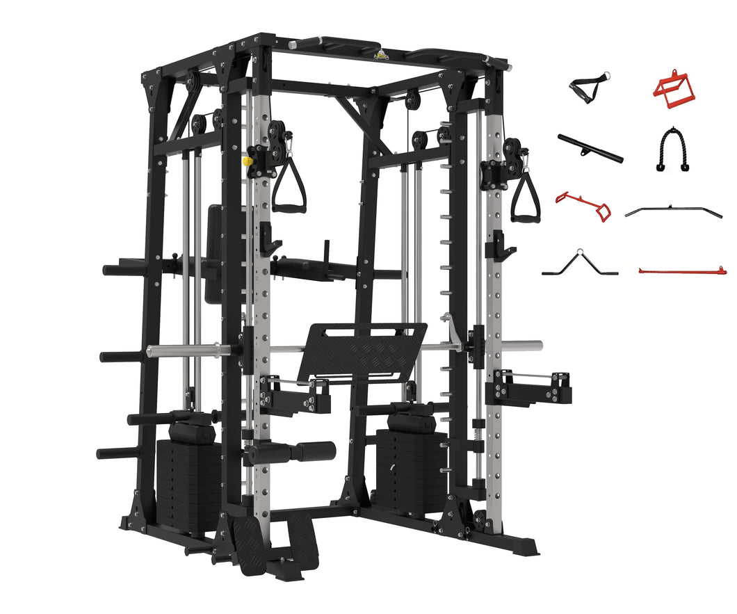 MACHINE SMITH ROBUSTE AVEC PRESSE À JAMBES - SM02 (PRÉCOMMANDE)