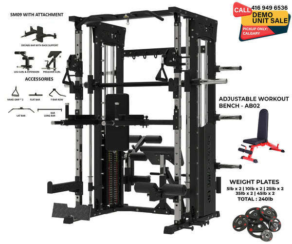 Load image into Gallery viewer, POWER BUILDER COMMERCIAL SMITH MACHINE - SM09 (DEMO UNIT - PICKUP AT CALGARY)
