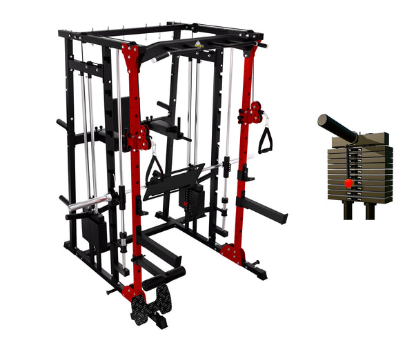 Load image into Gallery viewer, MULTI FUNCTIONAL SMITH MACHINE WITH LEG PRESS - SM01