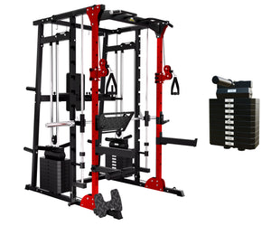 MULTI FUNCTIONAL SMITH MACHINE WITH LEG PRESS - SM01