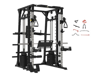HEAVY DUTY SMITH MACHINE WITH LEG PRESS - SM02 (PRE ORDER)