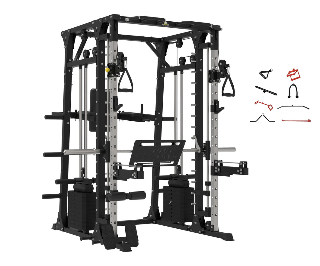 HEAVY DUTY SMITH MACHINE WITH LEG PRESS - SM02