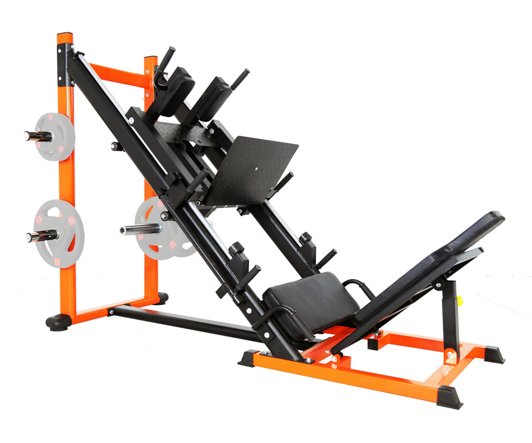 LEG PRESS WITH HACK SQUAT