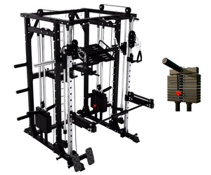 HEAVY DUTY SMITH MACHINE WITH LEG PRESS - SM02 (PRE ORDER)