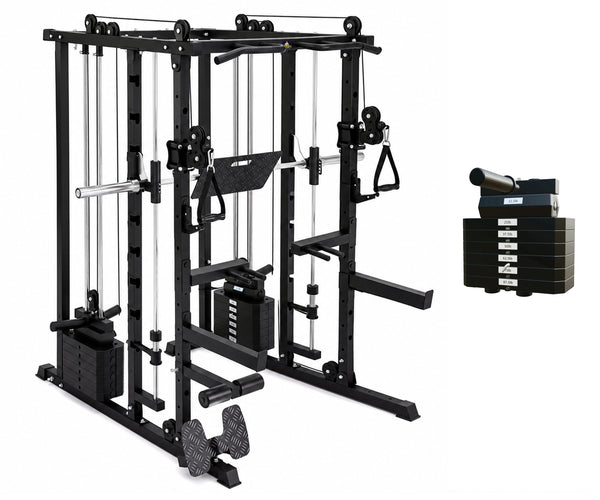 Charger l'image dans la galerie, SMITH MACHINE COMPACTE AVEC LEG PRESS - SM00 (PRÉCOMMANDE - LIVRAISON EN OCTOBRE)