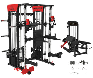 POWER PACK COMMERCIAL SMITH MACHINE - SM04 (Red)