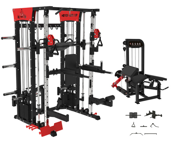 Load image into Gallery viewer, POWER PACK COMMERCIAL SMITH MACHINE - SM04 (Red)