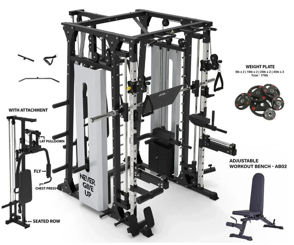 Load image into Gallery viewer, PREMIUM PRO ALL IN ONE SMITH MACHINE - SM03
