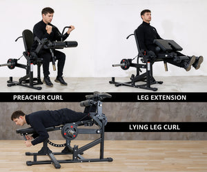LEG EXTENSION / CURL & PREACHER CURL - LE02 (PRE ORDER - GET IT BY OCTOBER)