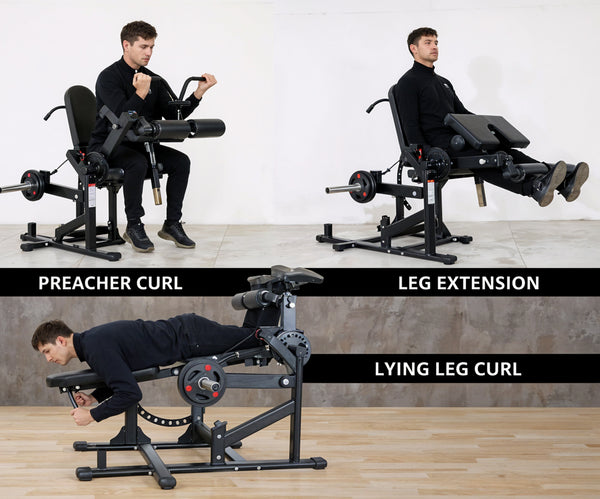 Load image into Gallery viewer, LEG EXTENSION / CURL &amp; PREACHER CURL - LE02 (PRE ORDER - GET IT BY OCTOBER)
