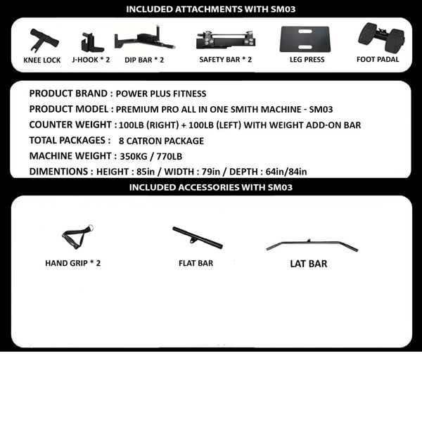 Load image into Gallery viewer, PREMIUM PRO ALL IN ONE SMITH MACHINE - SM03
