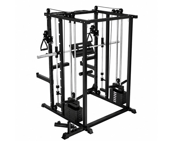 Charger l'image dans la galerie, SMITH MACHINE COMPACTE AVEC LEG PRESS - SM00 (PRÉCOMMANDE - LIVRAISON EN OCTOBRE)