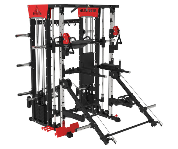 Load image into Gallery viewer, POWER PACK COMMERCIAL SMITH MACHINE - SM04 (Red)