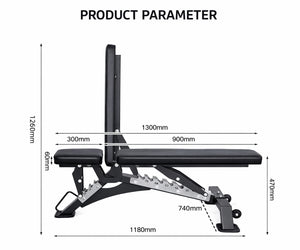 HEAVY DUTY WORKOUT BENCH - AB03 (PRE ORDER)