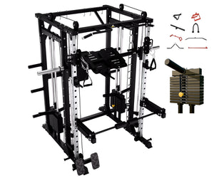HEAVY DUTY SMITH MACHINE WITH LEG PRESS - SM02 (PRE ORDER)