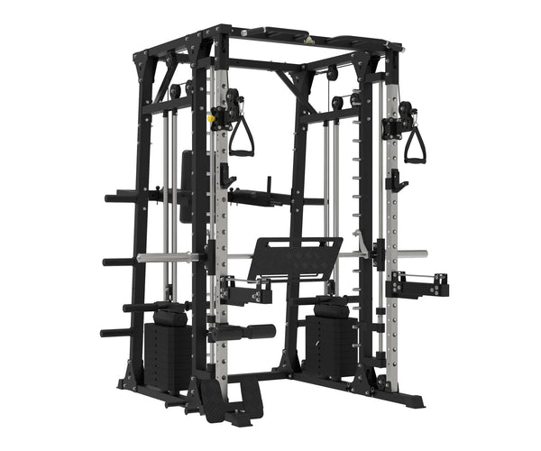 Load image into Gallery viewer, HEAVY DUTY SMITH MACHINE WITH LEG PRESS - SM02 (PRE ORDER)